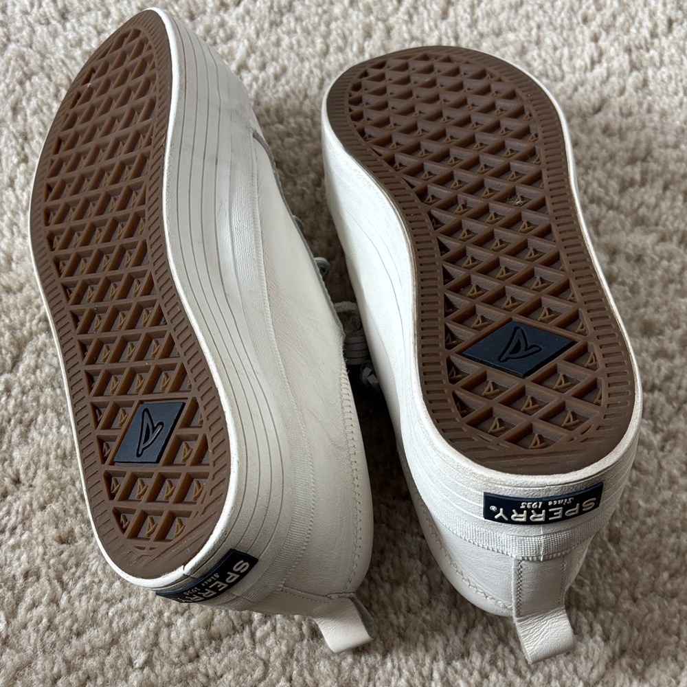 Sperry Women's White Athletic Shoes - Picture 3 of 6